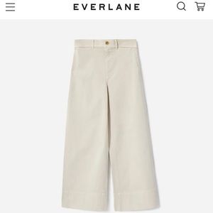 Everlane The Lightweight Wide Leg Crop Chino